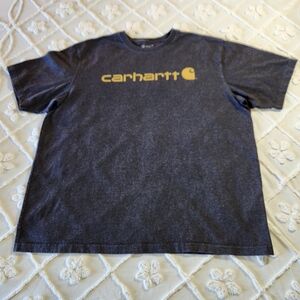 Carhartt Gray T-Shirt with Gold Logo